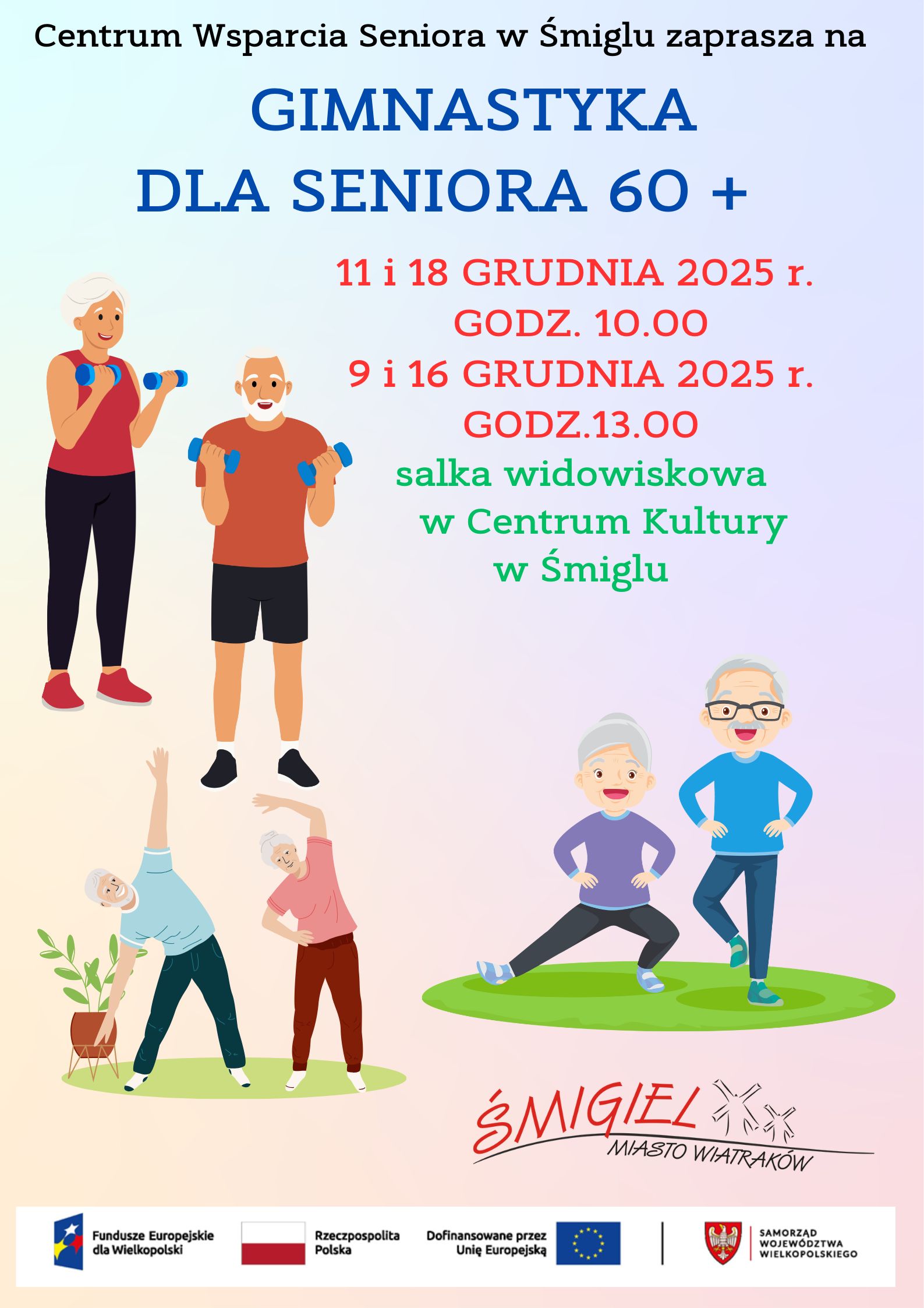 GIMNASTYKA DLA SENIORA 60 + grudzień