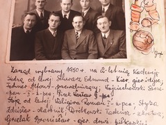 Kronika KS Pogoń Śmigiel - Alfon Fechner - w pierwszym rzędzie drugi z lewej (photo)