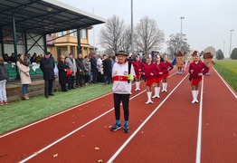 Michał Szkudlarek ze zniczem olimpijskim (photo)