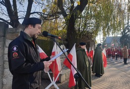 uroczystość przy pomniku hm. Łukomskiego (photo)