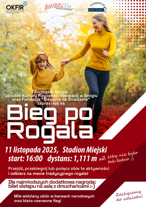 plakat: Bieg po rogala