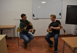 muzycy podczas doskonalenia gry na instrumentach (photo)