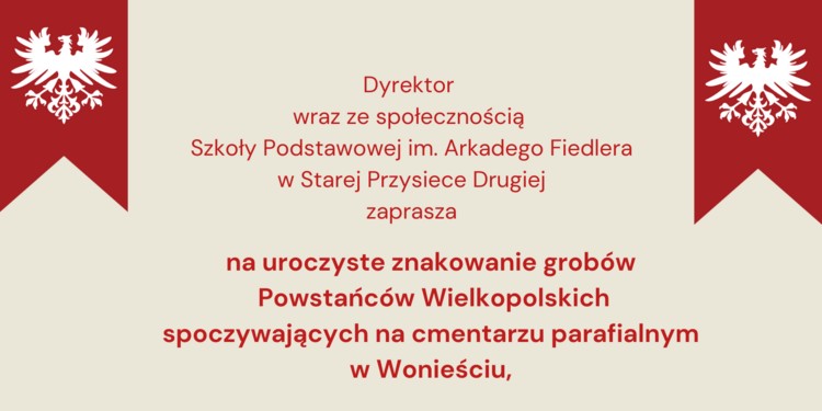 Uroczystość znakowania grobów Powstańców Wielkopolskich