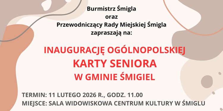 Inauguracja Ogólnopolskiej Karty Seniora 
