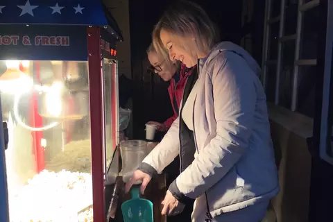 przygotowanie popcornu