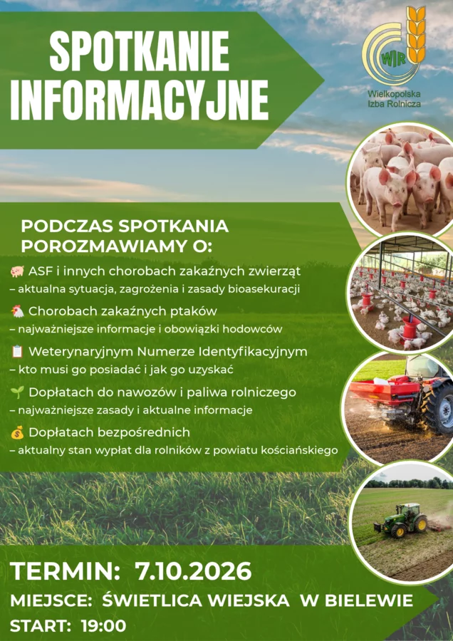 plakat informacyjny